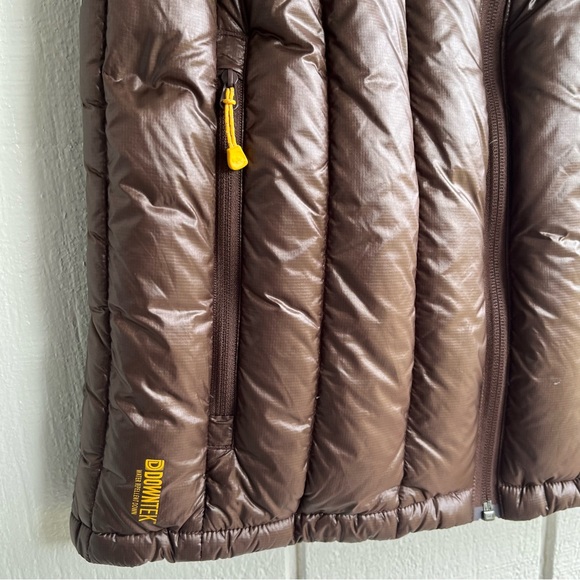 Big Agnes Men’s Ways Gulch Down Vest in Brown and Orange Size S - Picture 6 of 10